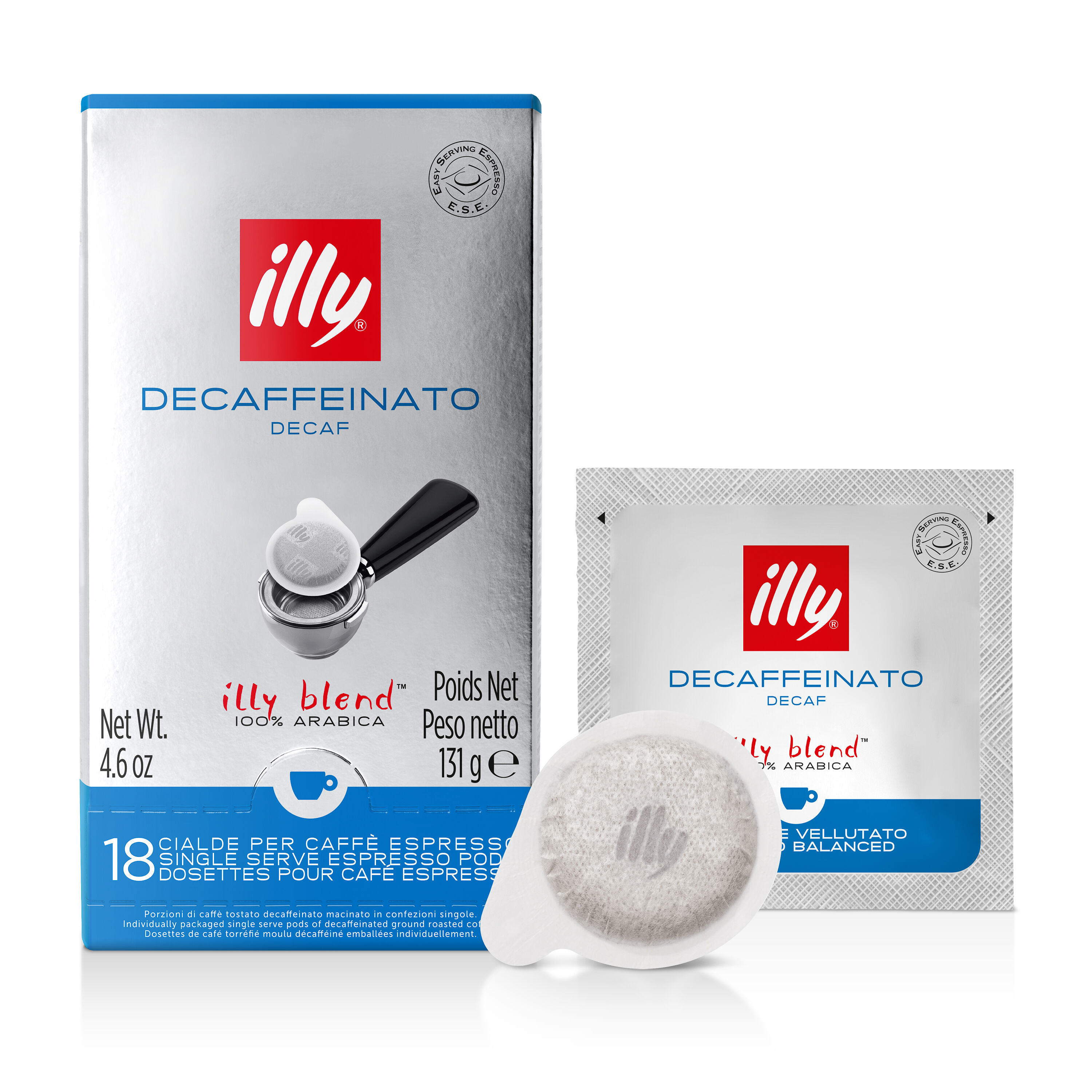 illy ESE-Pads Kaffee entkoffeiniert 18 Pads